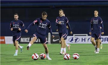 Trening Hrvatske nogometne reprezentacije na stadionu Maksimir