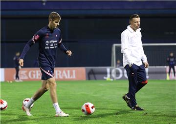 Trening Hrvatske nogometne reprezentacije na stadionu Maksimir