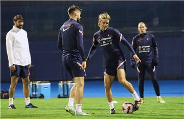 Trening Hrvatske nogometne reprezentacije na stadionu Maksimir