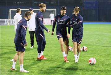 Trening Hrvatske nogometne reprezentacije na stadionu Maksimir