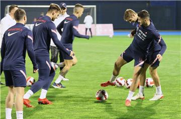 Trening Hrvatske nogometne reprezentacije na stadionu Maksimir