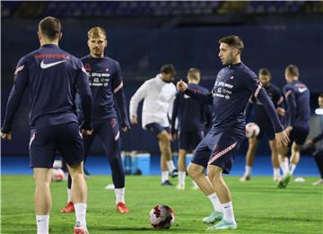 Trening Hrvatske nogometne reprezentacije na stadionu Maksimir