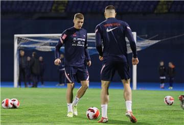 Trening Hrvatske nogometne reprezentacije na stadionu Maksimir