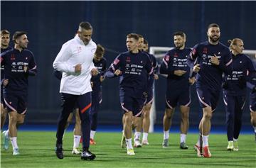 Trening Hrvatske nogometne reprezentacije na stadionu Maksimir