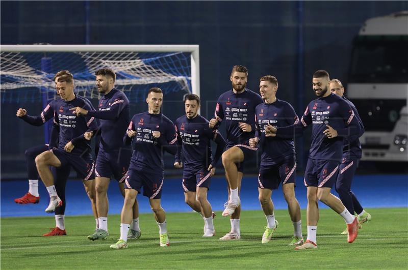 Trening Hrvatske nogometne reprezentacije na stadionu Maksimir