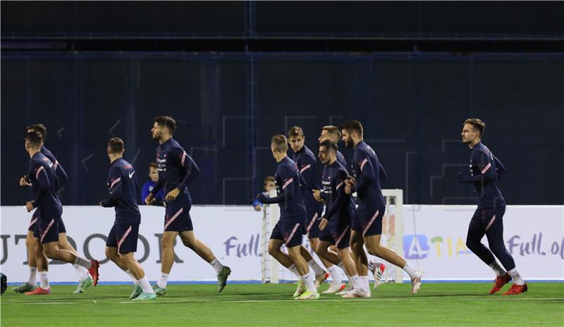 Trening Hrvatske nogometne reprezentacije na stadionu Maksimir