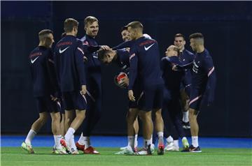 Trening Hrvatske nogometne reprezentacije na stadionu Maksimir