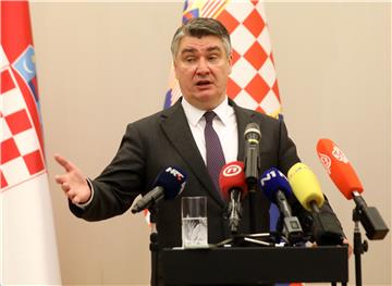 Konferencija za medije Predsjednika Republike Zorana Milanovića