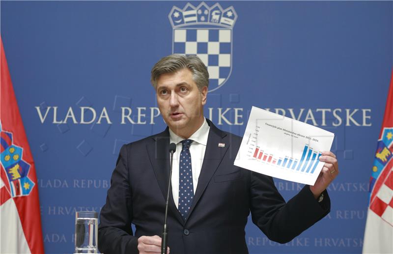 Konferencija za medije predsjednika Vlade Andreja Plenkovića