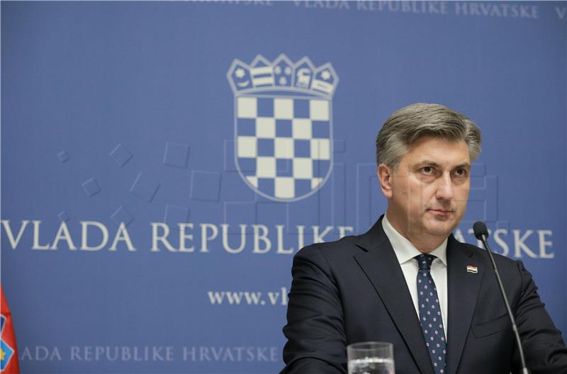 Konferencija za medije predsjednika Vlade Andreja Plenkovića