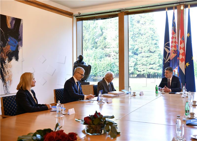 Architects brief president about activities to promote Croatia's architecture abroad