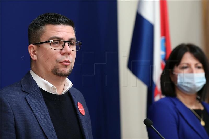 Konferencija za novinare saborskog Kluba zastupnika Socijaldemokrati