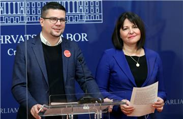 Konferencija za novinare saborskog Kluba zastupnika Socijaldemokrati