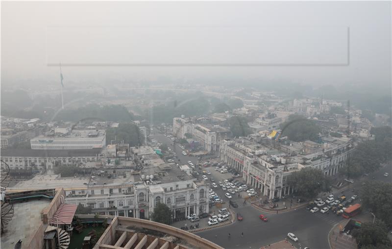 INDIA NEW DELHI ENVIRONMENTAL POLLUTION