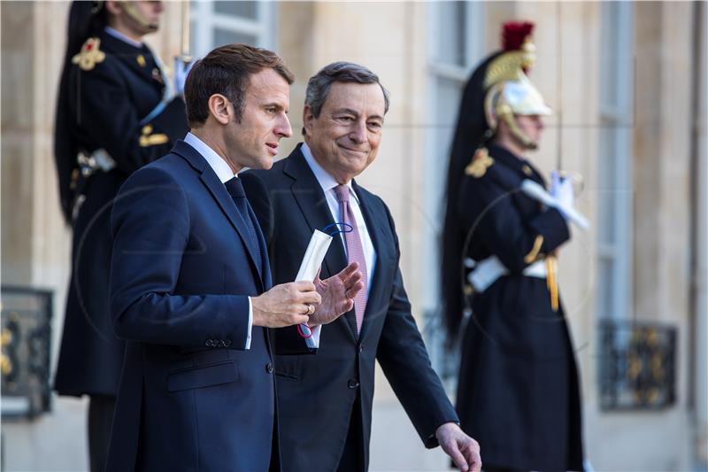 FRANCE ITALY DRAGHI DIPLOMACY