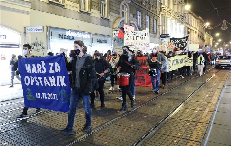 Klimatski marš za opstanak u povodu zadnjeg dana konferencije COP26