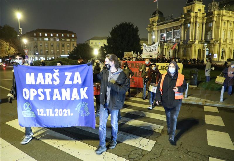 Klimatski marš za opstanak u povodu zadnjeg dana konferencije COP26