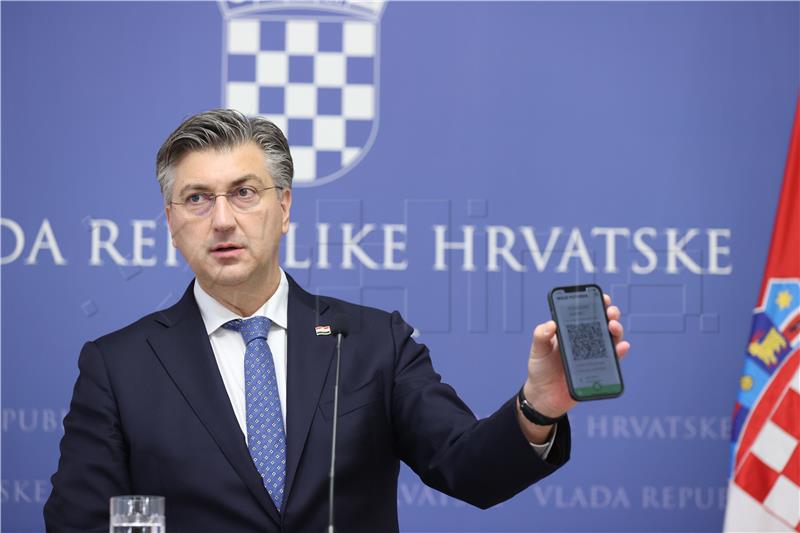 Plenković: More than 2 million citizens have been vaccinated