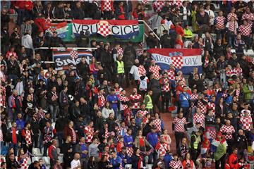 Atmosfera na Poljudu pred početak utakmice Hrvatska - Rusija