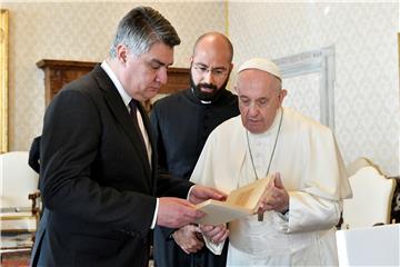 VATICAN POPE MILANOVIC DIPLOMACY