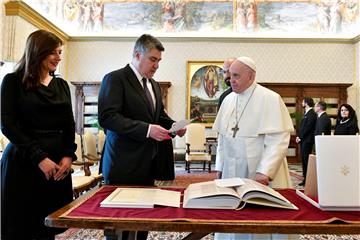 VATICAN POPE MILANOVIC DIPLOMACY