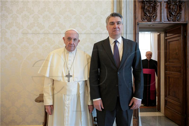 VATICAN POPE MILANOVIC DIPLOMACY