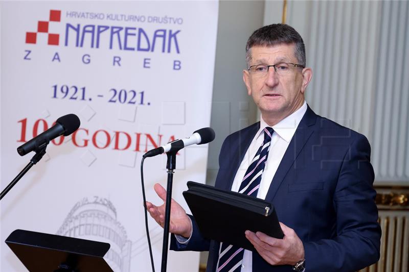 Obilježena 100. godišnjica Hrvatskog kulturnog društva Napredak-Zagreb
