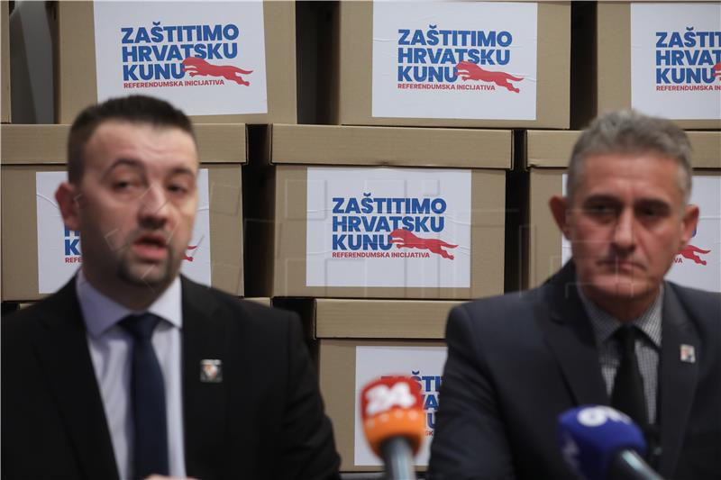 Konferencija za medije povodom potpisa inicijative "Zaštitimo hrvatsku kunu"