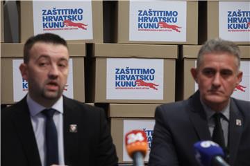 Konferencija za medije povodom potpisa inicijative "Zaštitimo hrvatsku kunu"