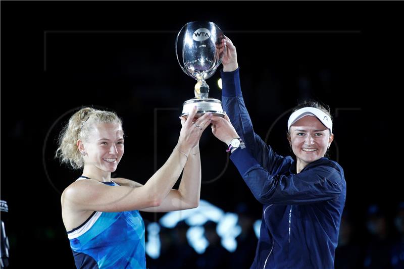 WTA Finale: Čehinjama naslov, Siniakova novi 'broj 1'