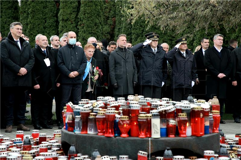 Remembrance Day march passes through Vukovar