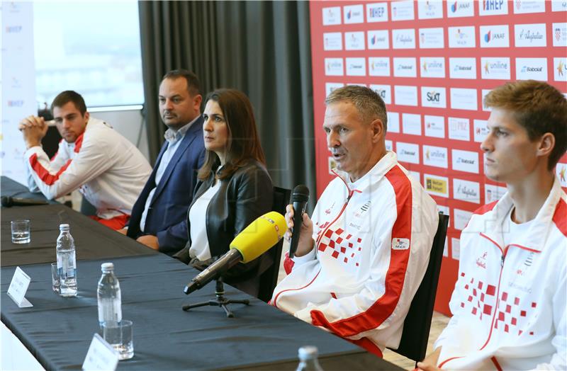 Konferencija za medije hrvatske Davis Cup reprezentacije