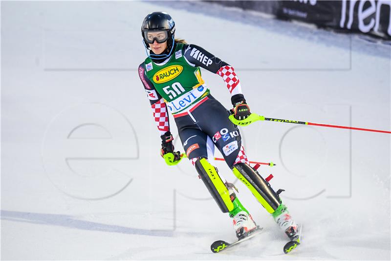 Levi, slalom (ž): Pobjeda Vlhove, Popović 18.