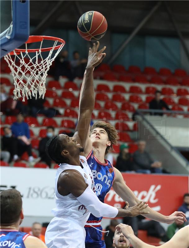 Utakmica 9. kola regionalne košarkaške ABA lige Cibona - FMP