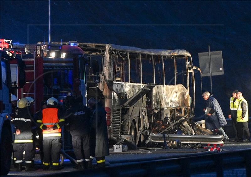 BULGARIA NORTH MACEDONIA TRANSPORT ACCIDENT