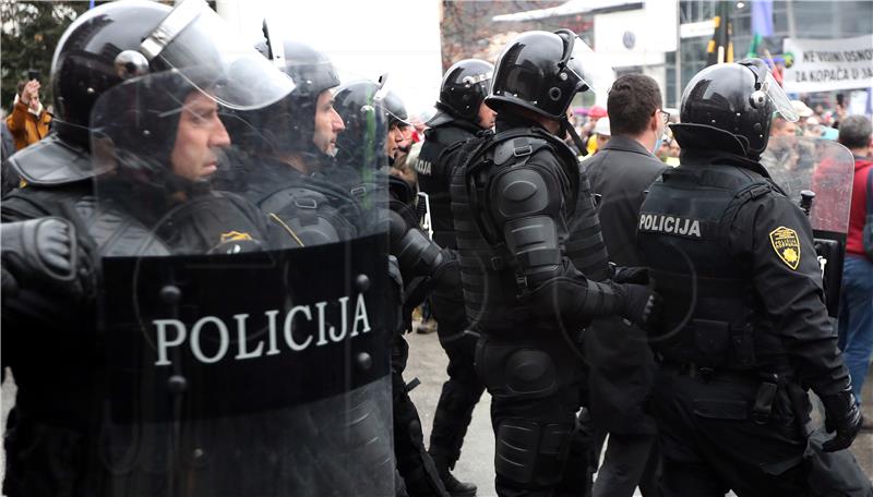 BOSNIA MINERS PROTEST