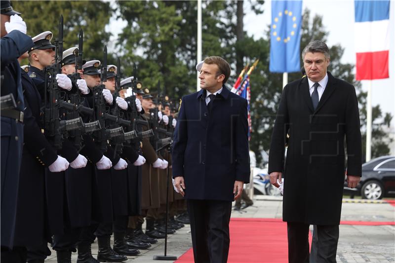 Zoran Milanović primio Emmanuela Macrona