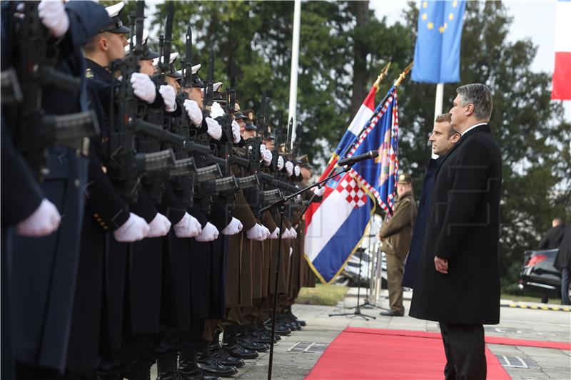 Zoran Milanović primio Emmanuela Macrona