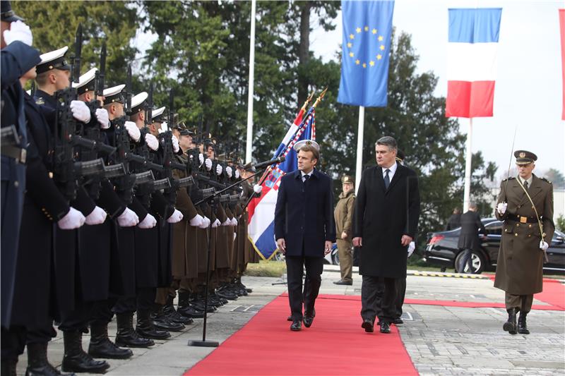 Zoran Milanović primio Emmanuela Macrona