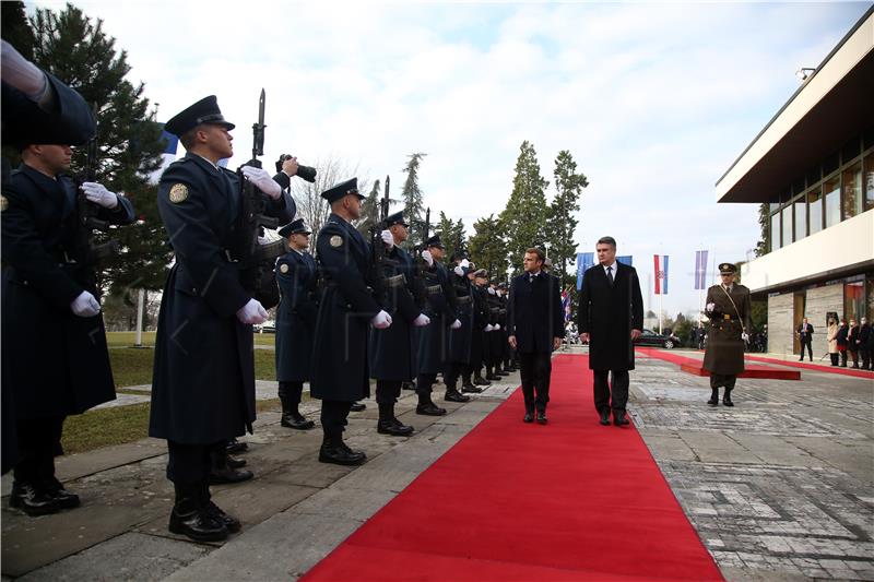 Zoran Milanović primio Emmanuela Macrona