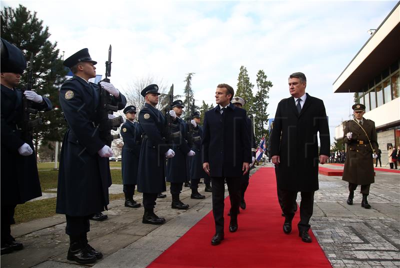 Zoran Milanović primio Emmanuela Macrona