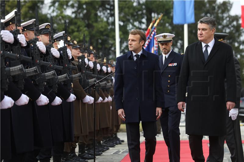 Macron hints at French support for Croatia's admission to Schengen Area