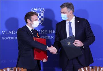 Plenković i Macron potpisali sporazum o strateškom partnerstvu