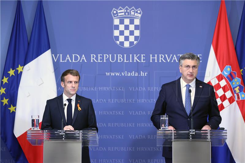 French president supports Croatia's admission to Schengen Area