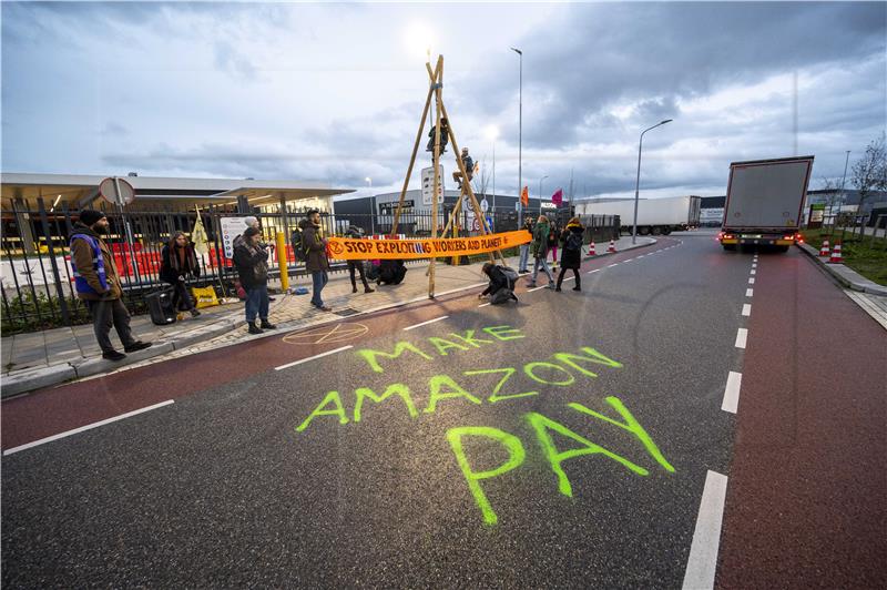 NETHERLANDS BLACK FRIDAY AMAZON PROTEST