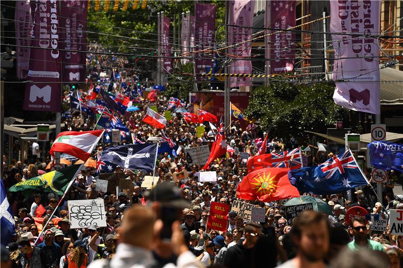 AUSTRALIA PANDEMIC COVID 19 VACCINATION PROTEST