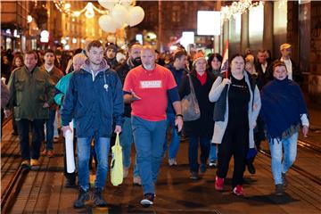 Another protest against COVID certificates held in Zagreb