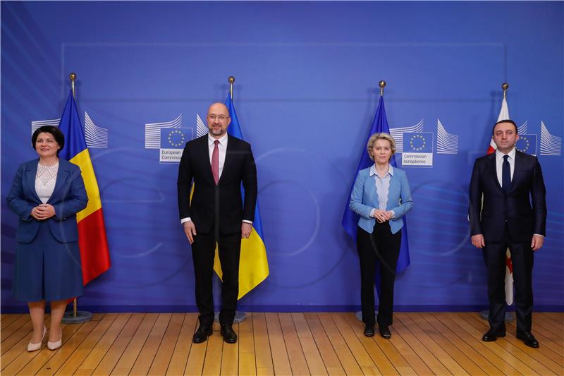 BELGIUM EU UKRAINE MOLDOVA GEORGIA DIPLOMACY