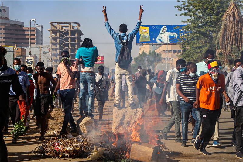 SUDAN ANTI COUP PROTEST