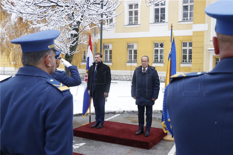 Banožić meets with Čović and Cardinal Puljić in Bosnia and Herzegovina